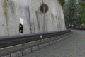 Screenshot Leitplanken vor Betonwand